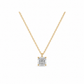 K18 LGDアッシャーカット ペンダントトップ | 1.0ct〜2.0ct