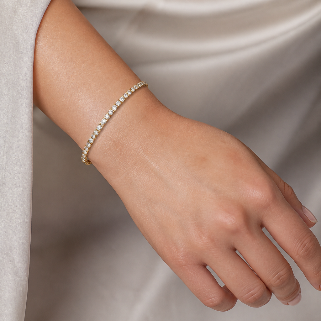 14K Tennis Bracelet | 5ct
