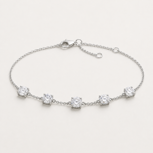 14K 5-Stone Bracelet | 2.5ct