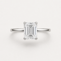 CLASSIC Emerald Solitaire Ring | K14/K18, 1.0ct～2.0ct
