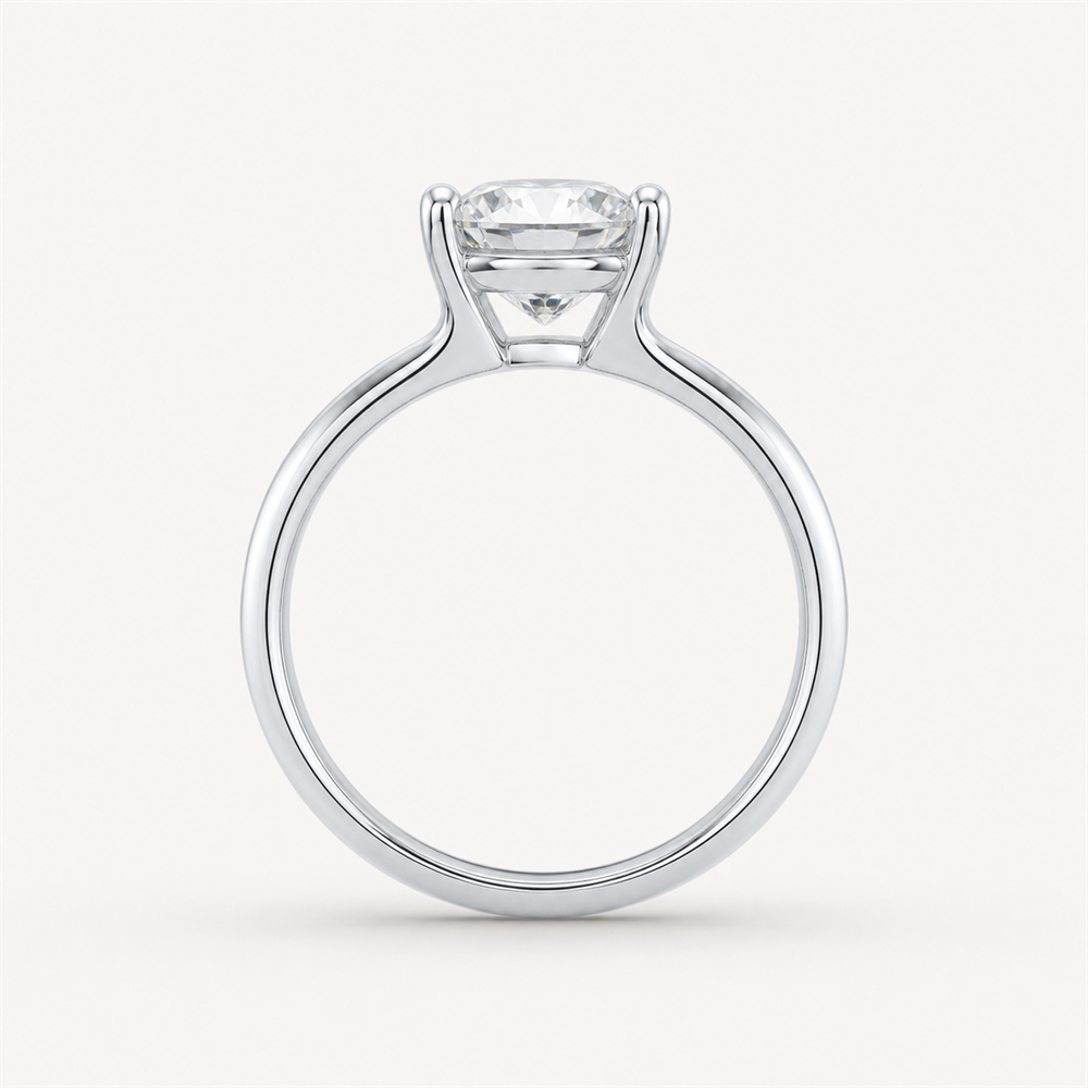 CLASSIC Oval Solitaire Ring | K14/K18, 1.0ct～2.0ct