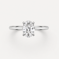 CLASSIC Oval Solitaire Ring | K14/K18, 1.0ct～2.0ct